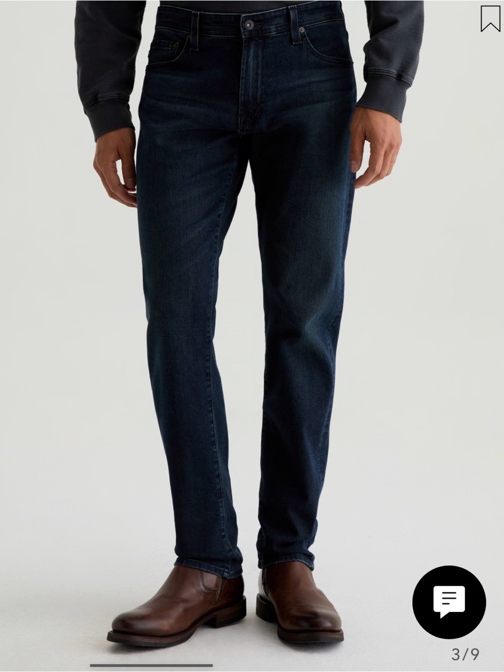 AG Adriano Goldschmied Men's Cloud Soft Slim Jeans - Dark Blue Wash